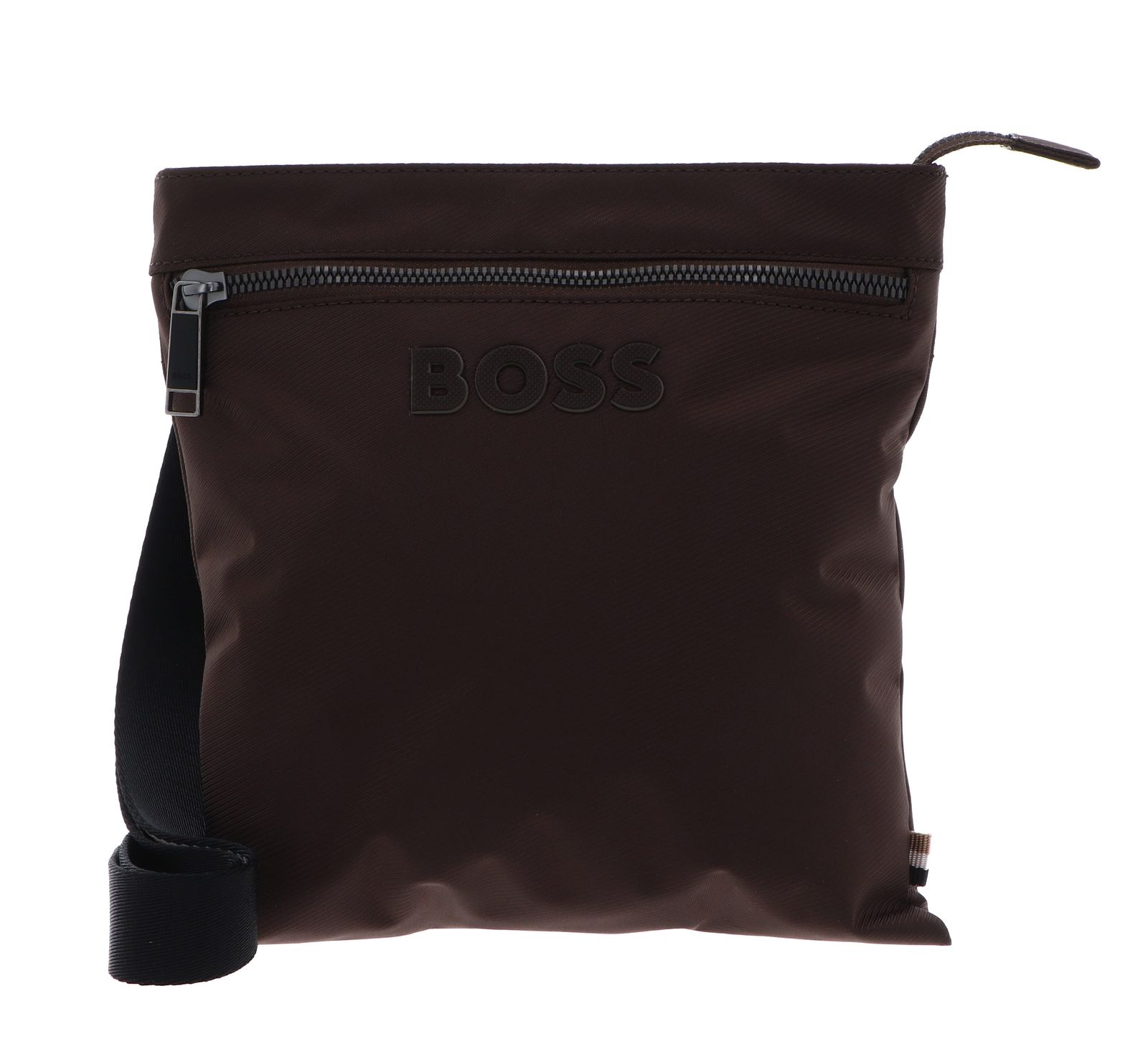 BOSS Catch 3.0 NW Zip Crossbody Dark Brown