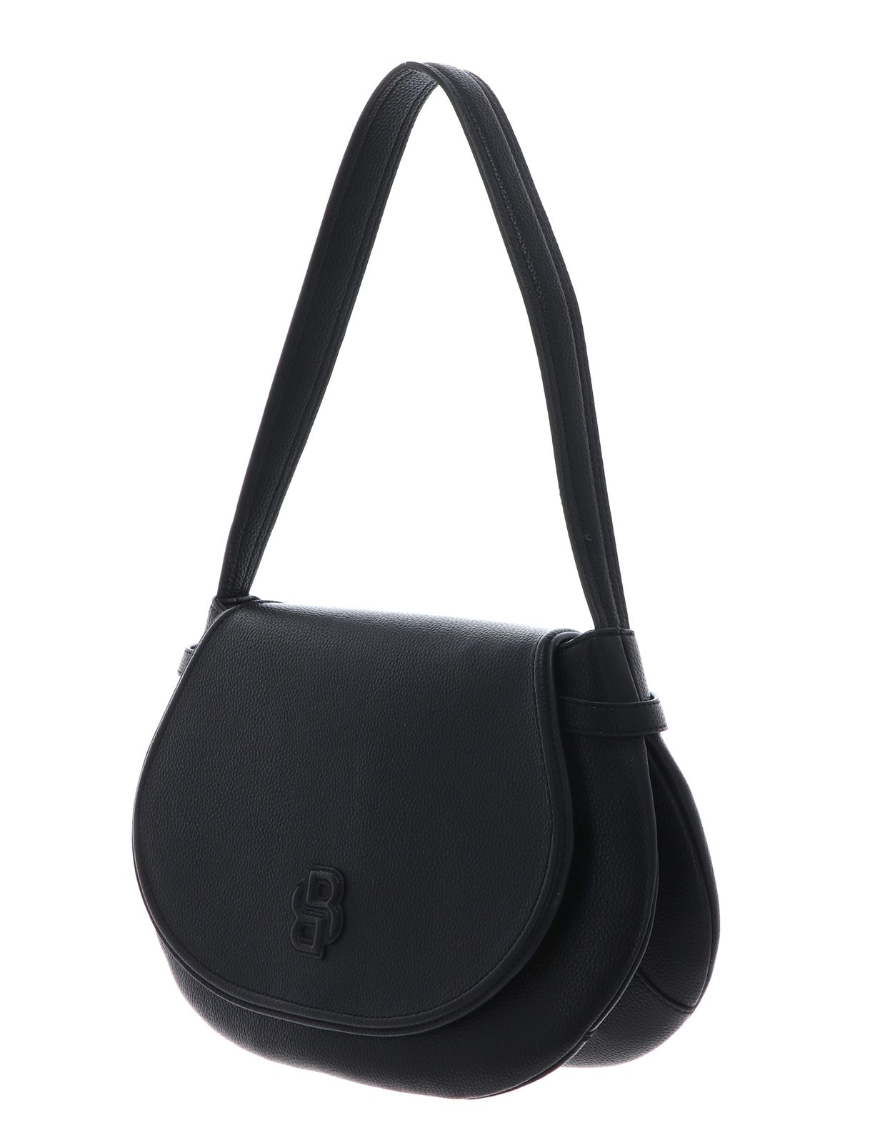 BOSS Anett Big Flap Shoulder Bag Black BOSS Anett Big Flap Shoulder Bag Black