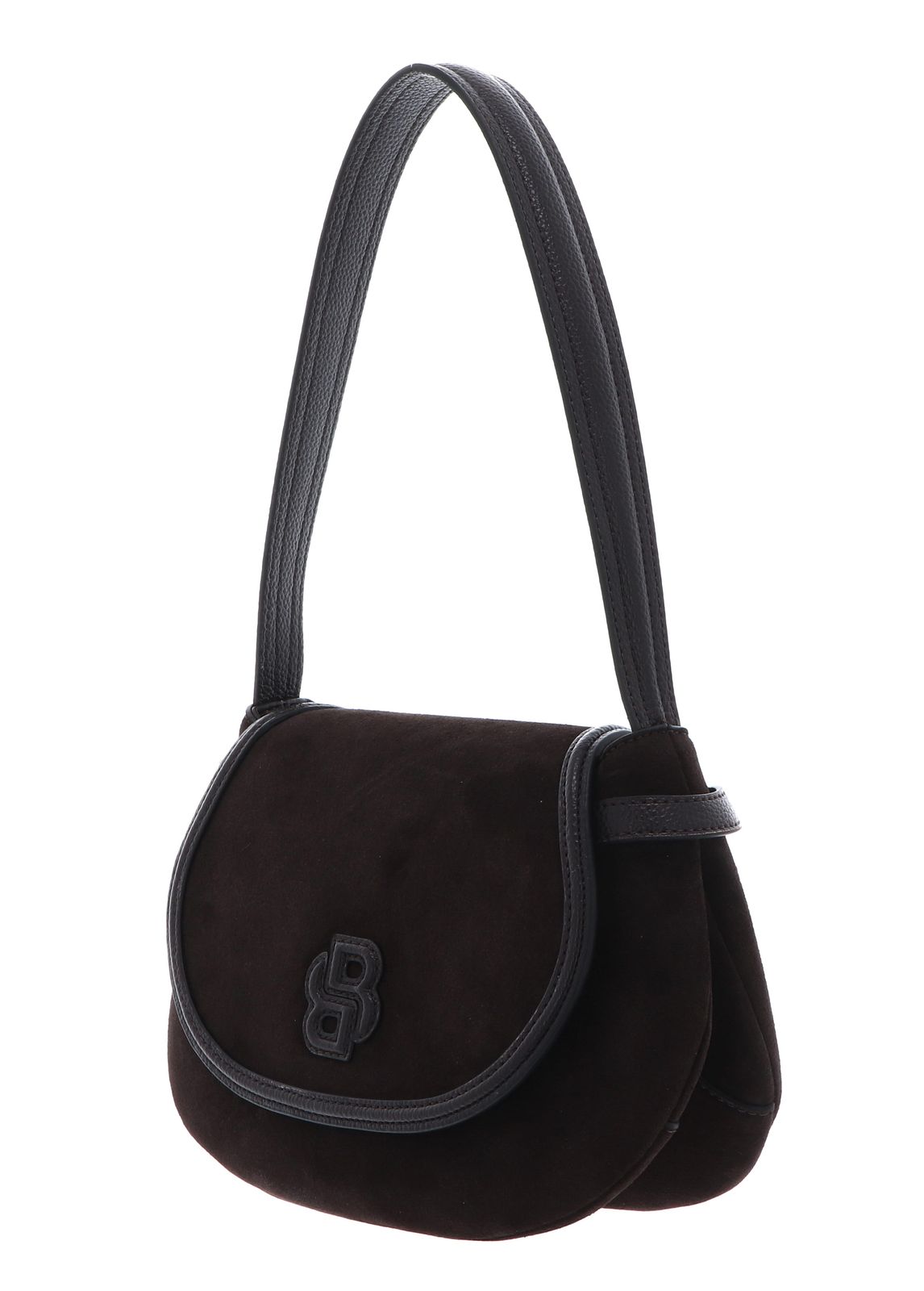 BOSS Anett Flap Shoulder Bag Dark Brown BOSS Anett Flap Shoulder Bag Dark Brown