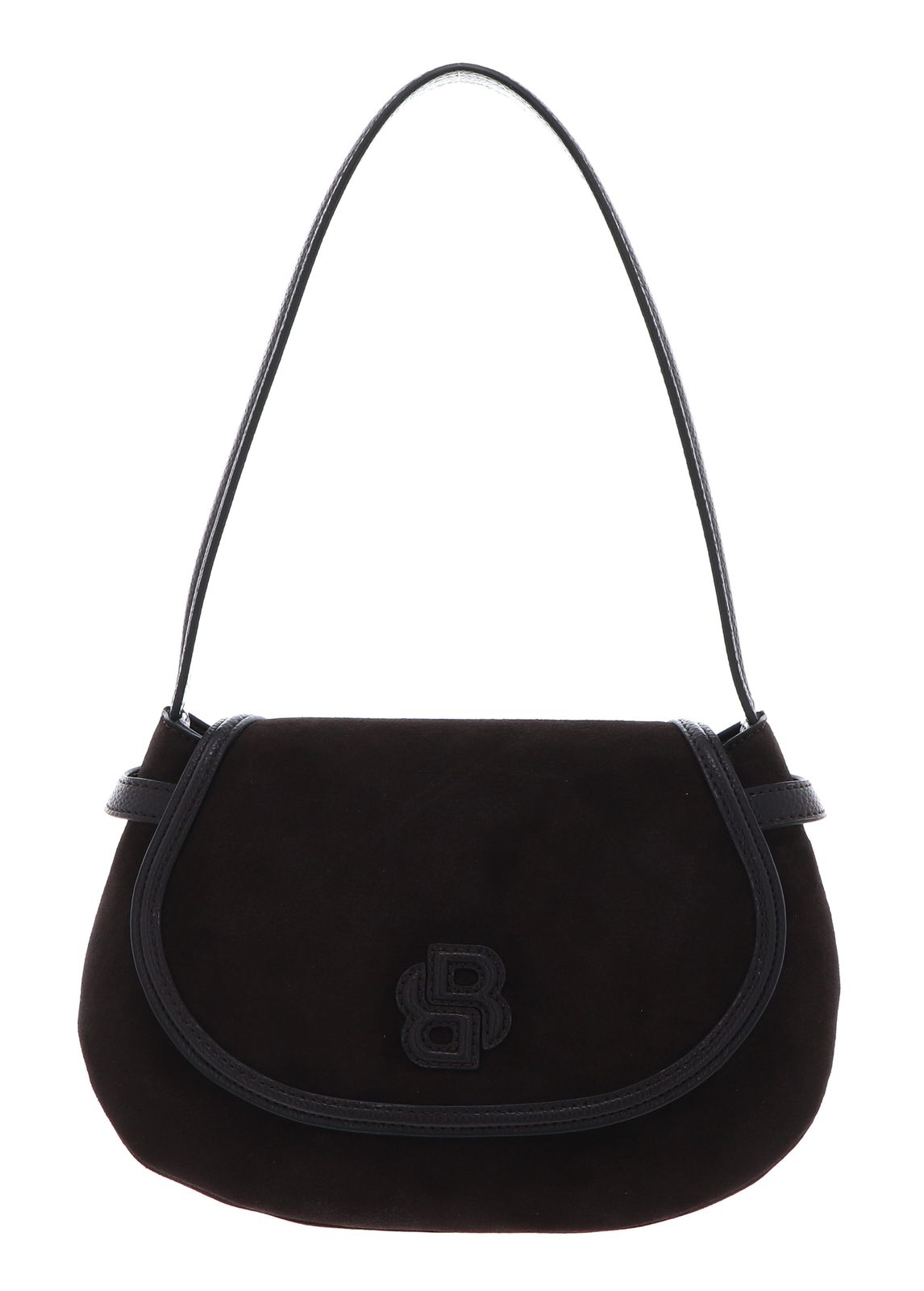 BOSS Anett Flap Shoulder Bag Dark Brown
