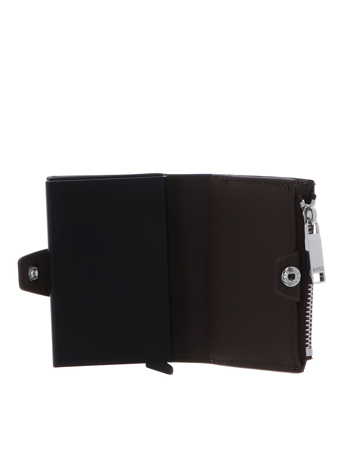 BOSS Northon Secrid Card Case Dark Brown BOSS Northon Secrid Card Case Dark Brown