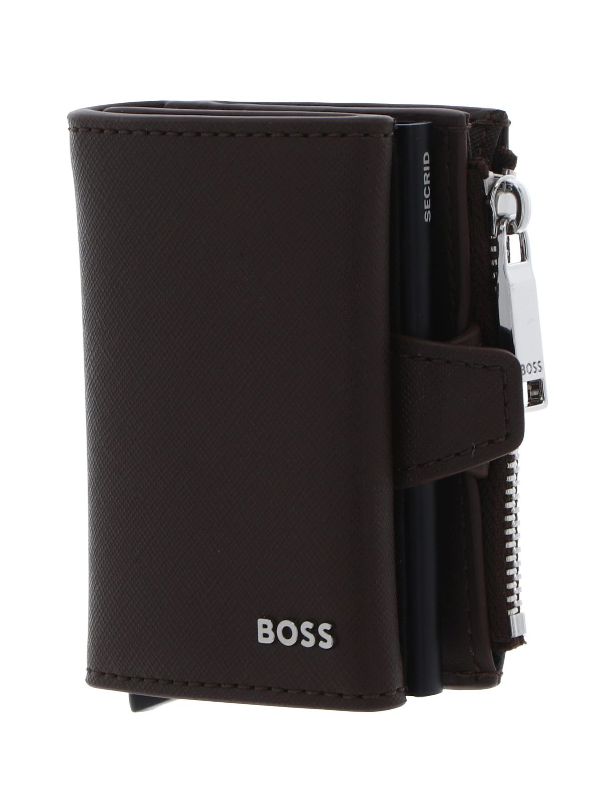 BOSS Northon Secrid Card Case Dark Brown