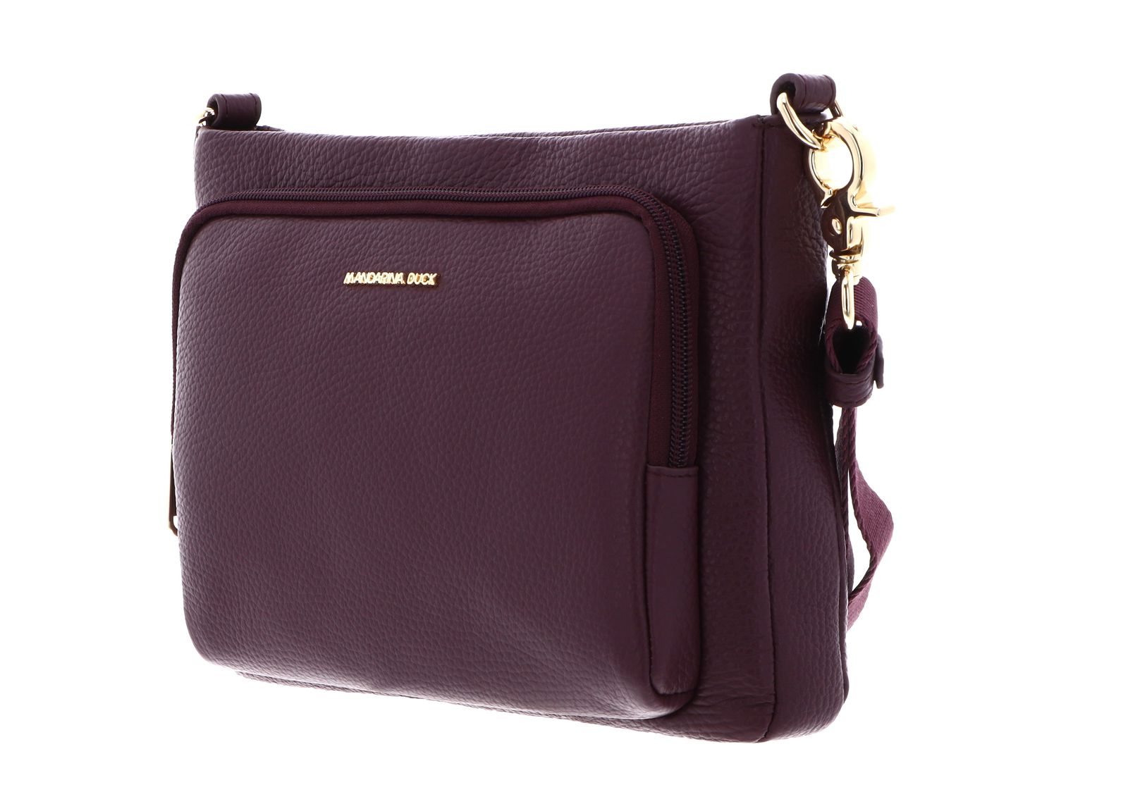 MANDARINA DUCK Mellow Leather Crossover Bag Sin MANDARINA DUCK Mellow Leather Crossover Bag Sin