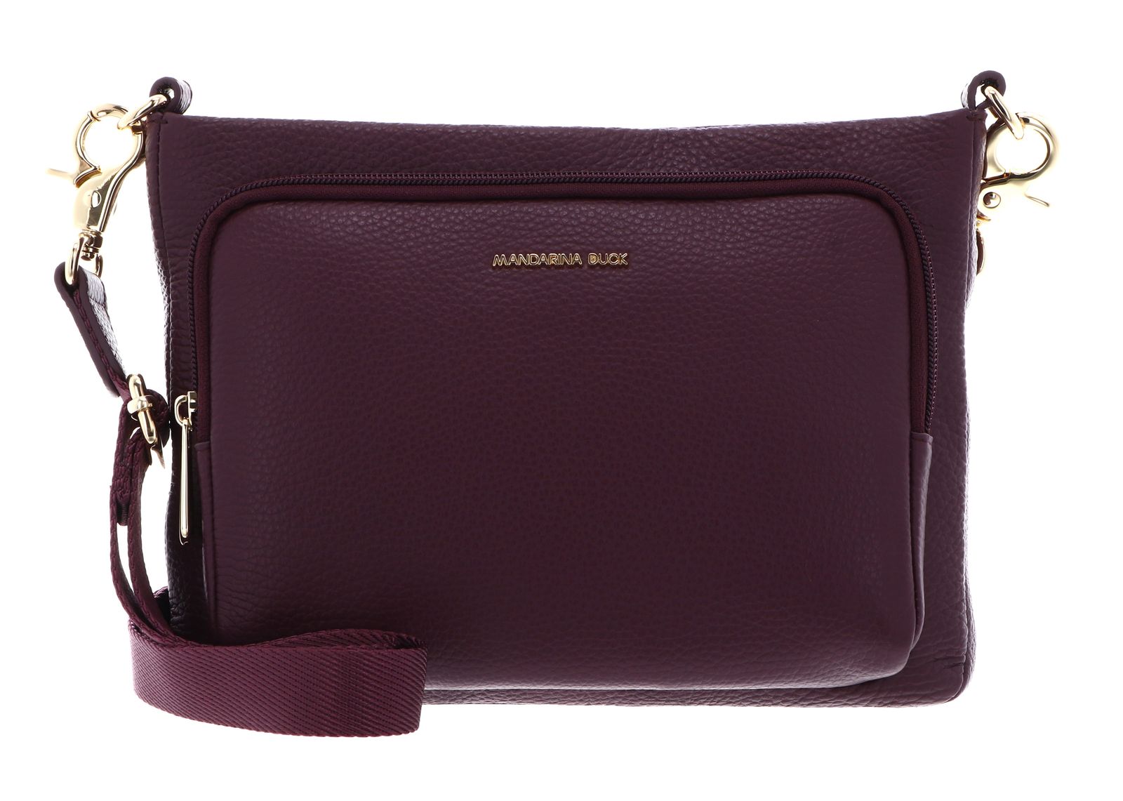 MANDARINA DUCK Mellow Leather Crossover Bag Sin