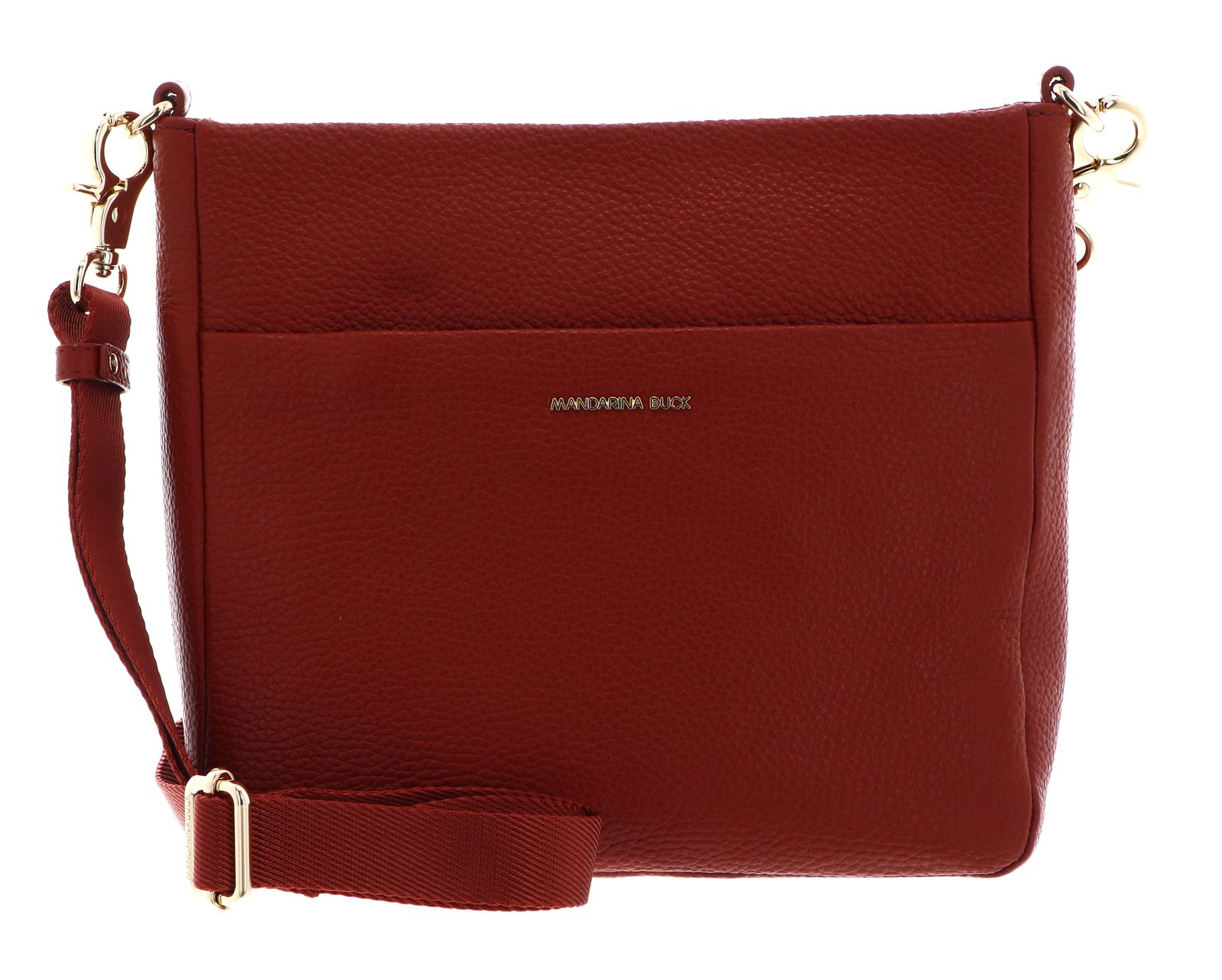 MANDARINA DUCK Mellow Leather Crossover Bag Havana