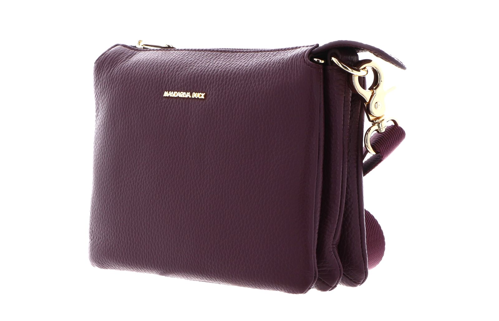 MANDARINA DUCK Mellow Leather Crossbody Bag Sin MANDARINA DUCK Mellow Leather Crossbody Bag Sin