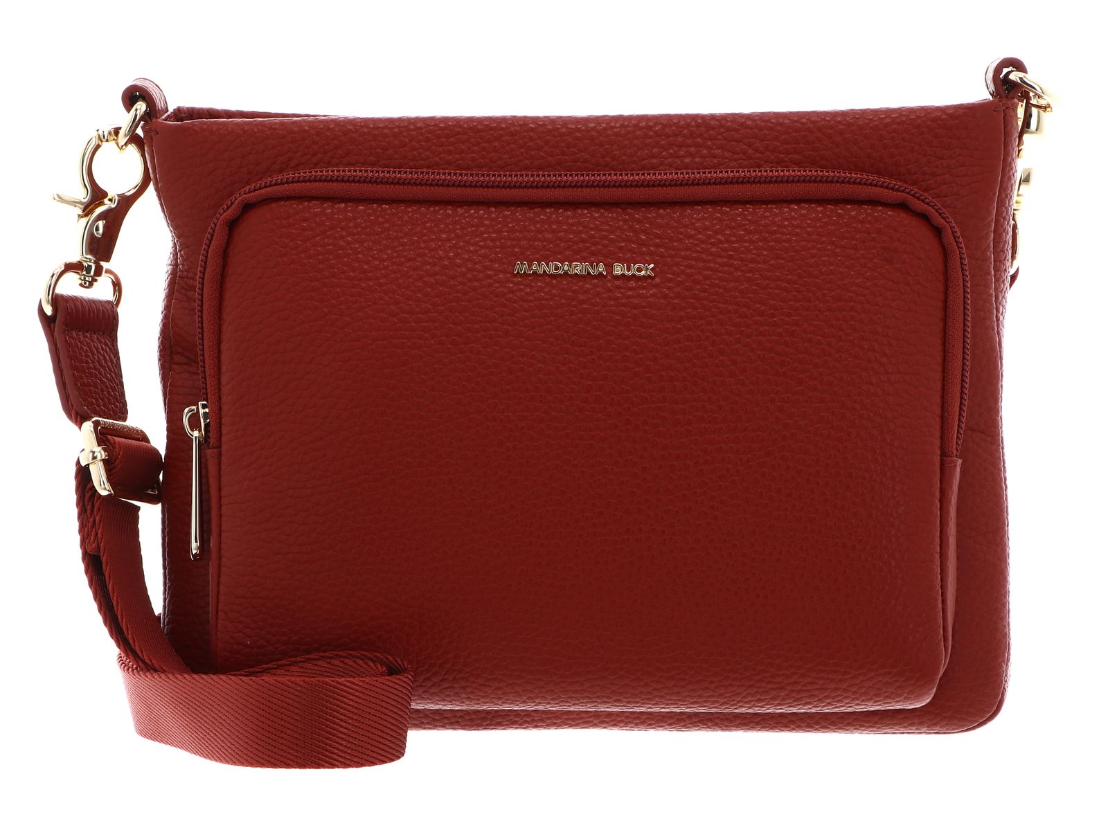 MANDARINA DUCK Mellow Leather Crossover Bag Havana