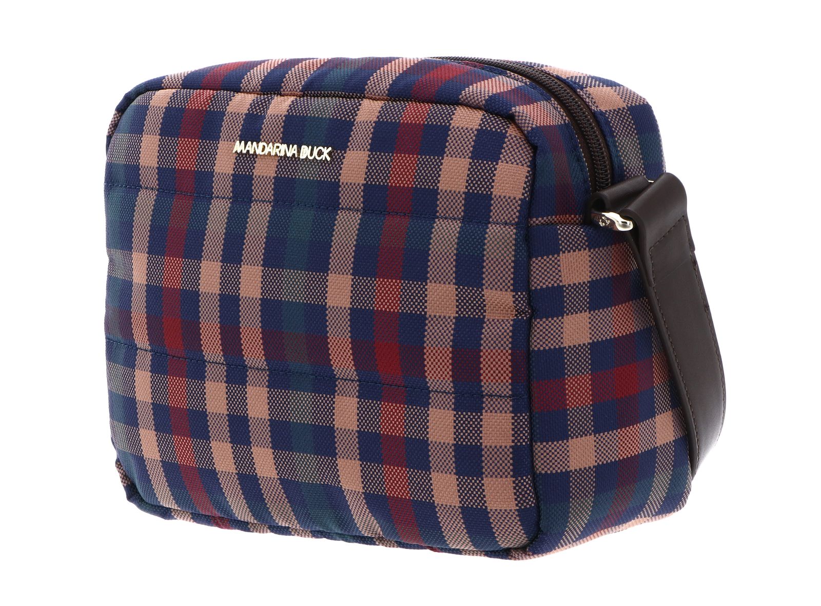MANDARINA DUCK Tartan Camera Bag Tartan Brown MANDARINA DUCK Tartan Camera Bag Tartan Brown