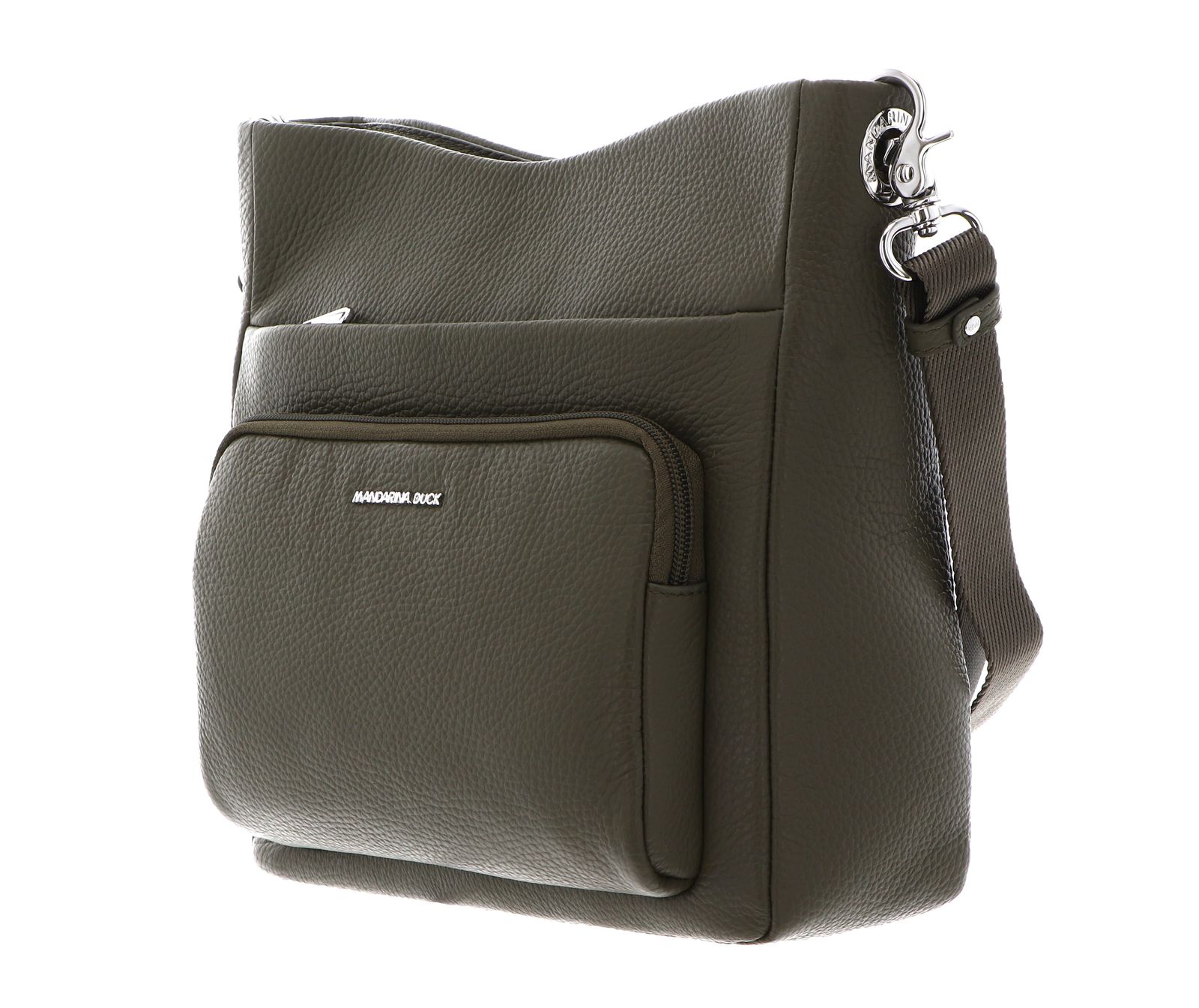 MANDARINA DUCK Mellow Leather Crossover Bag Winter Olive MANDARINA DUCK Mellow Leather Crossover Bag Winter Olive