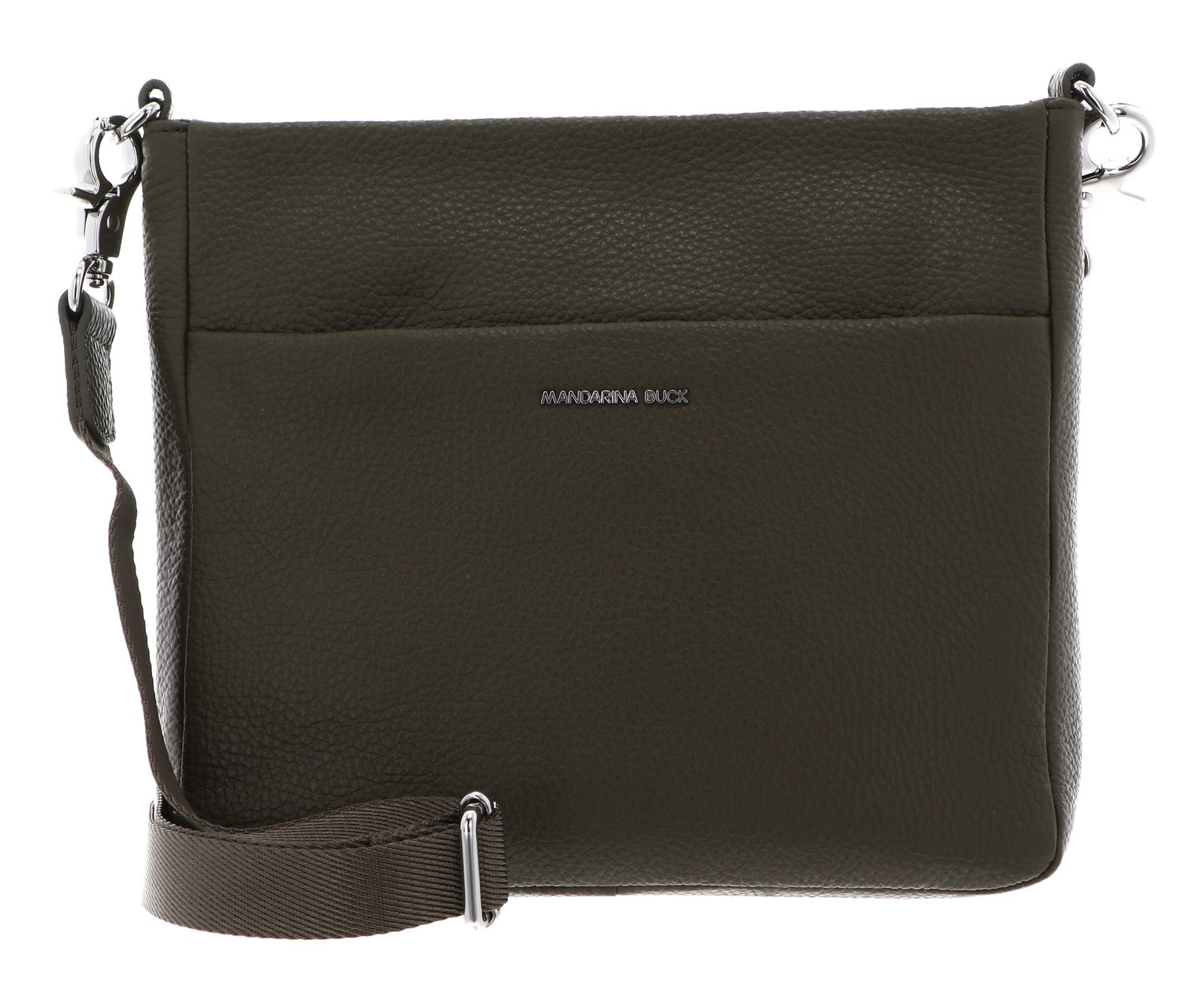MANDARINA DUCK Mellow Leather Crossover Bag Winter Olive