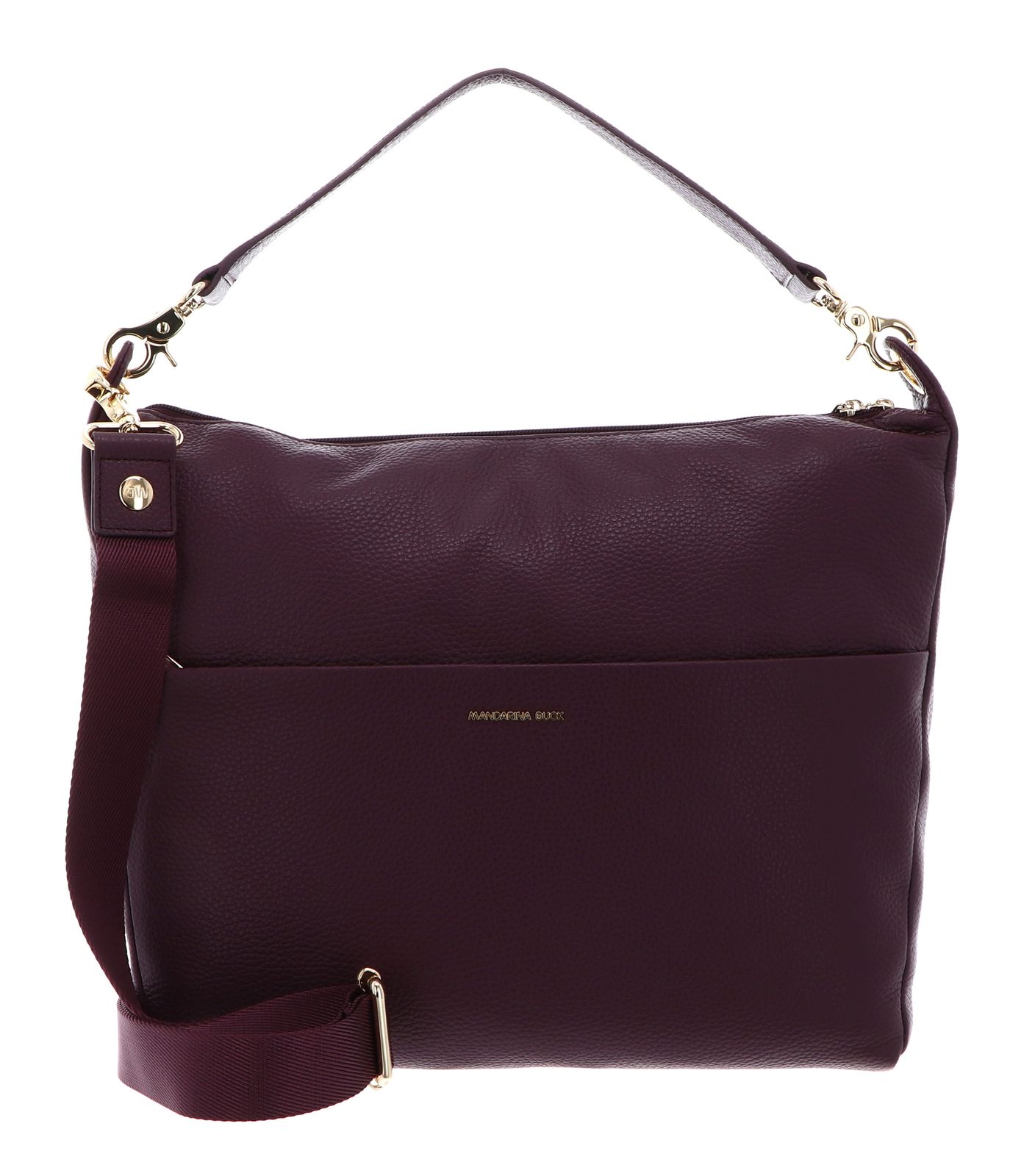 MANDARINA DUCK Mellow Leather Hobo Sin