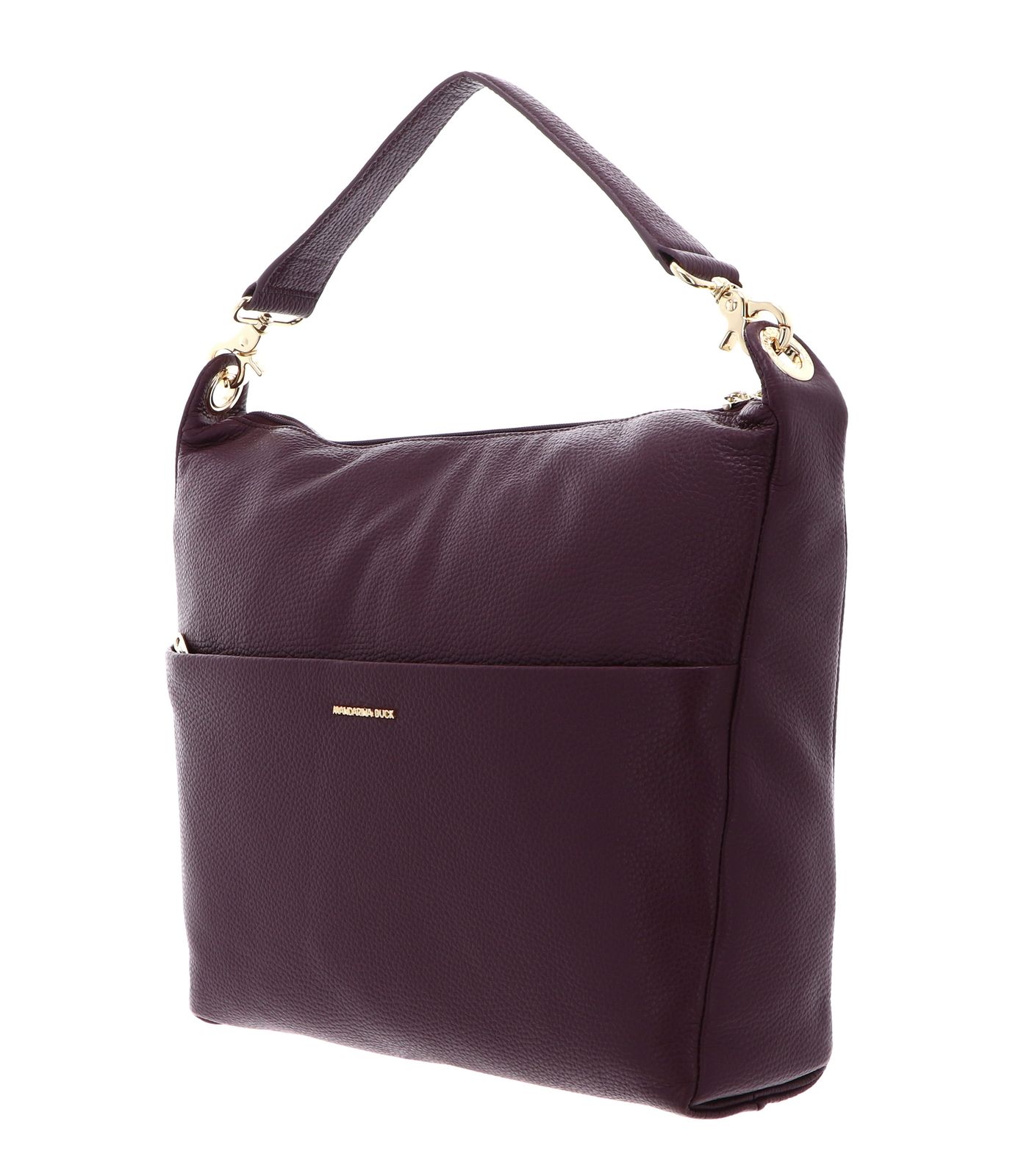 MANDARINA DUCK Mellow Leather Hobo Sin MANDARINA DUCK Mellow Leather Hobo Sin