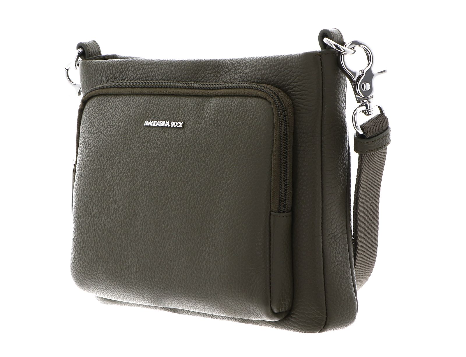 MANDARINA DUCK Mellow Leather Crossover Bag Winter Olive MANDARINA DUCK Mellow Leather Crossover Bag Winter Olive