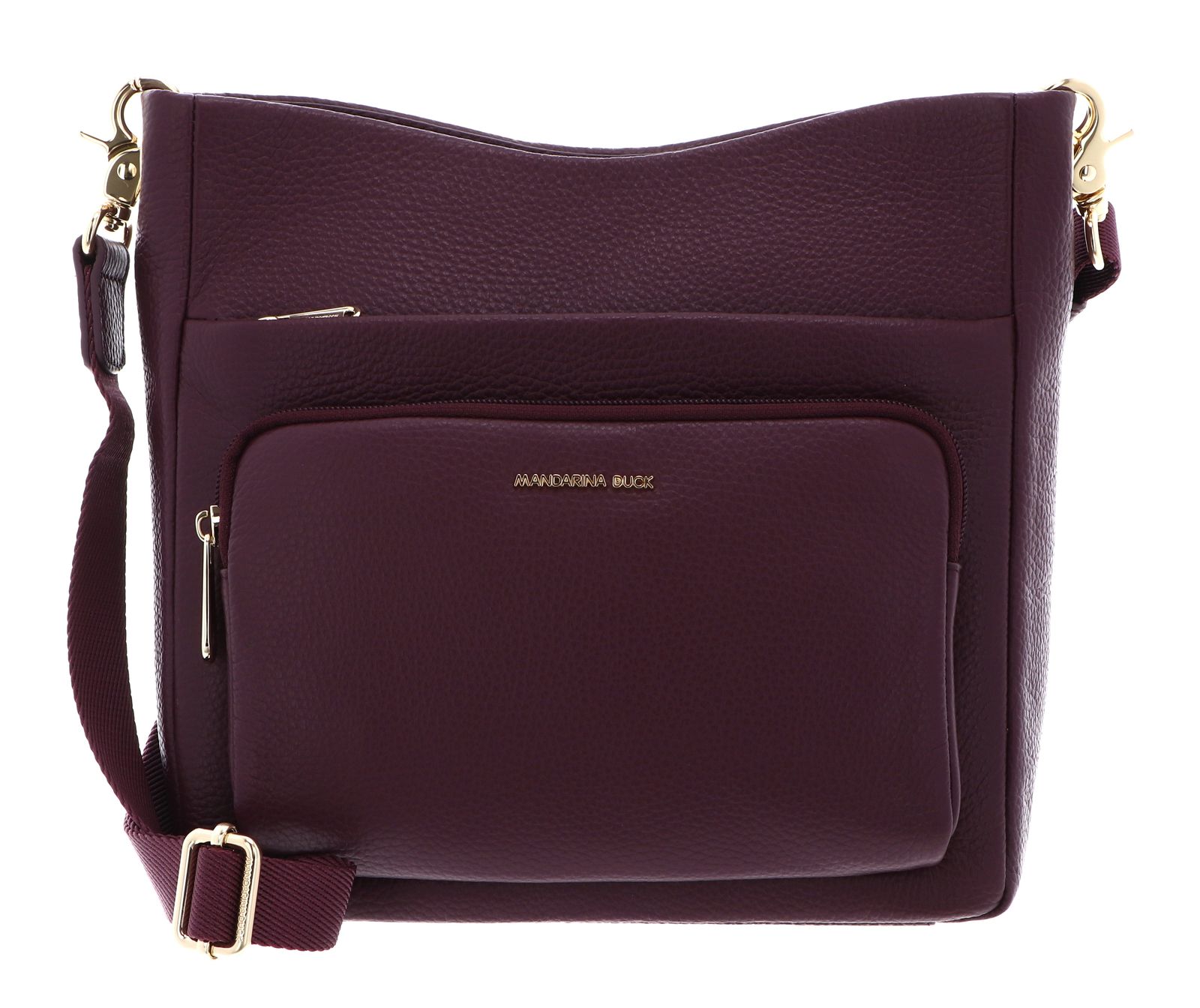 MANDARINA DUCK Mellow Leather Crossover Bag Sin