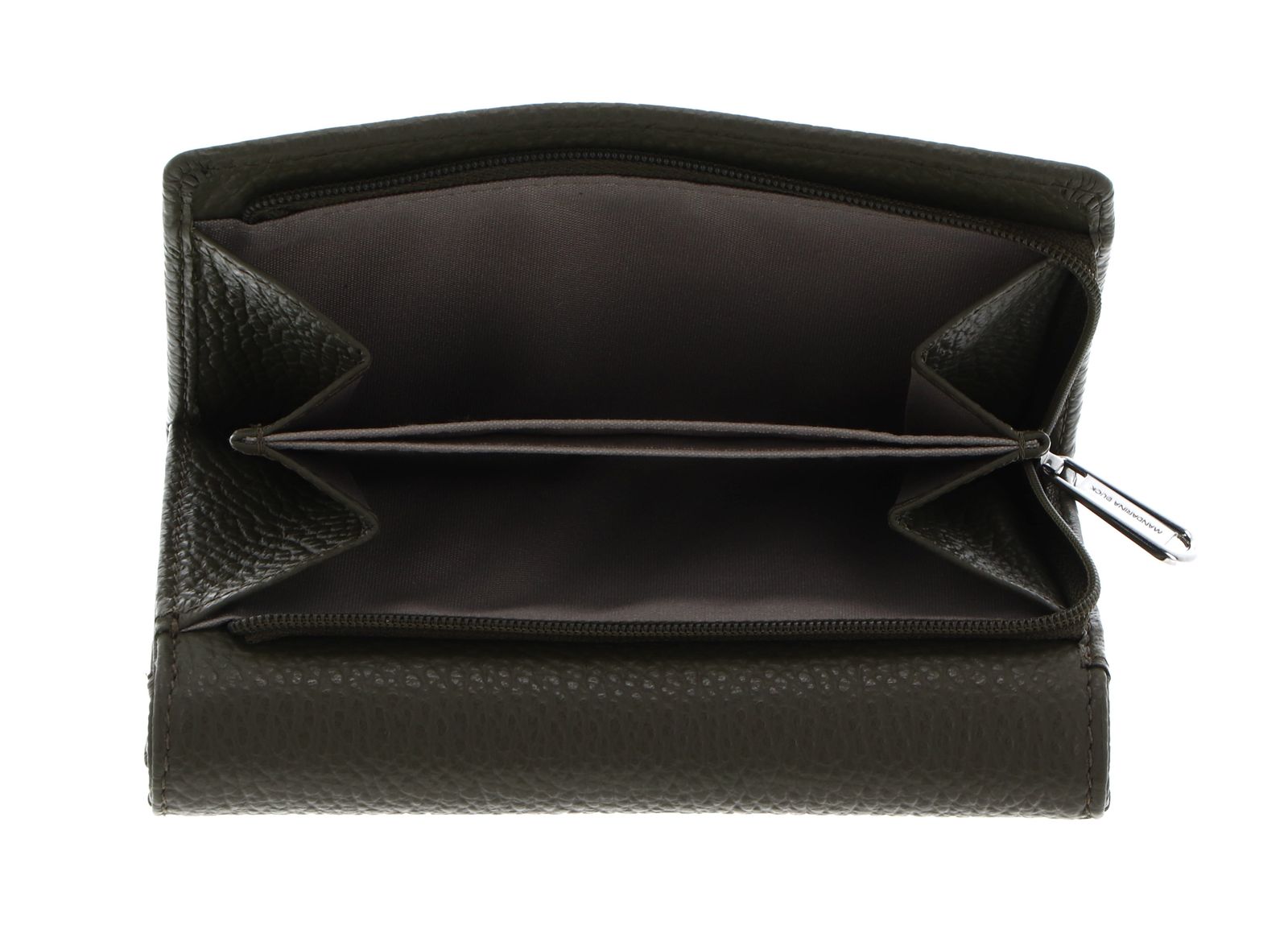 MANDARINA DUCK Mellow Leather Wallet with Flap M Winter Olive MANDARINA DUCK Mellow Leather Wallet with Flap M Winter Olive