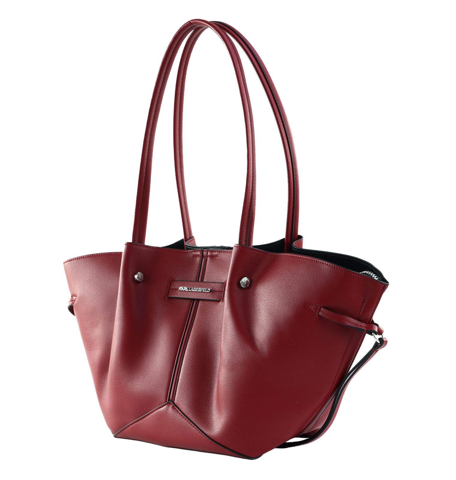 KARL LAGERFELD Une Journee A La Montagne Tote Bag S Dark Cherry KARL LAGERFELD Une Journee A La Montagne Tote Bag S Dark Cherry