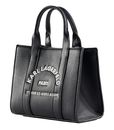 KARL LAGERFELD Karl Lagerfeld Essentials K / Rsg Square Tote Bag Peb Emb XS White / Black KARL LAGERFELD Karl Lagerfeld Essentials K / Rsg Square Tote Bag Peb Emb XS White / Black