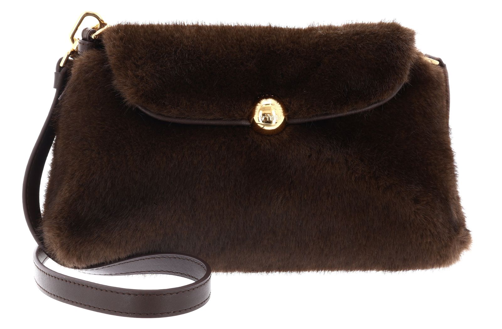 FURLA Sfera Soft Mini Crossbody Cioccolato