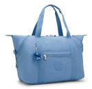 kipling Eyes Wide Open Art M Travel Tote Vintage Blue kipling Eyes Wide Open Art M Travel Tote Vintage Blue