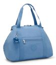 kipling Eyes Wide Open Art M Travel Tote Vintage Blue kipling Eyes Wide Open Art M Travel Tote Vintage Blue