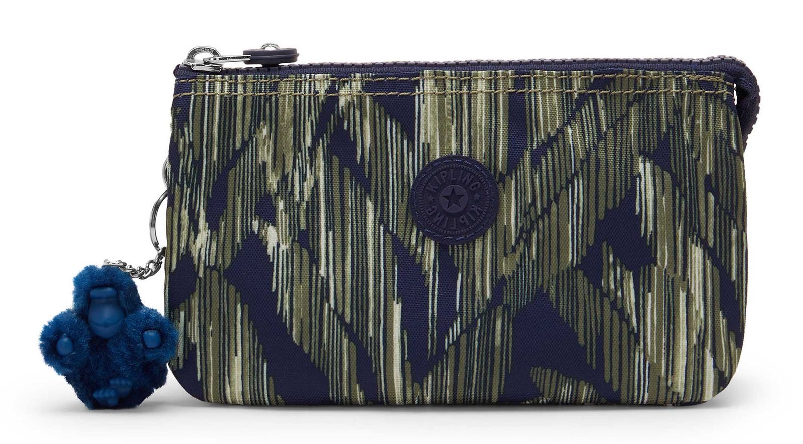 kipling Basic Print Creativity Pouch L Striped Grasses