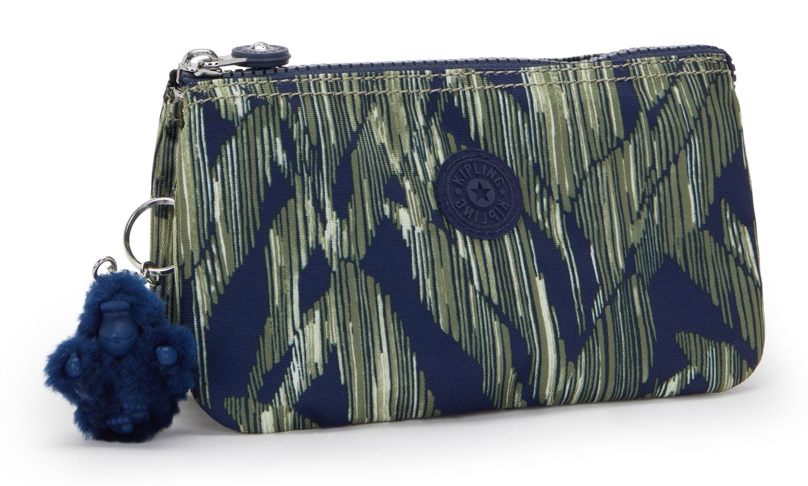 kipling Basic Print Creativity Pouch L Striped Grasses kipling Basic Print Creativity Pouch L Striped Grasses