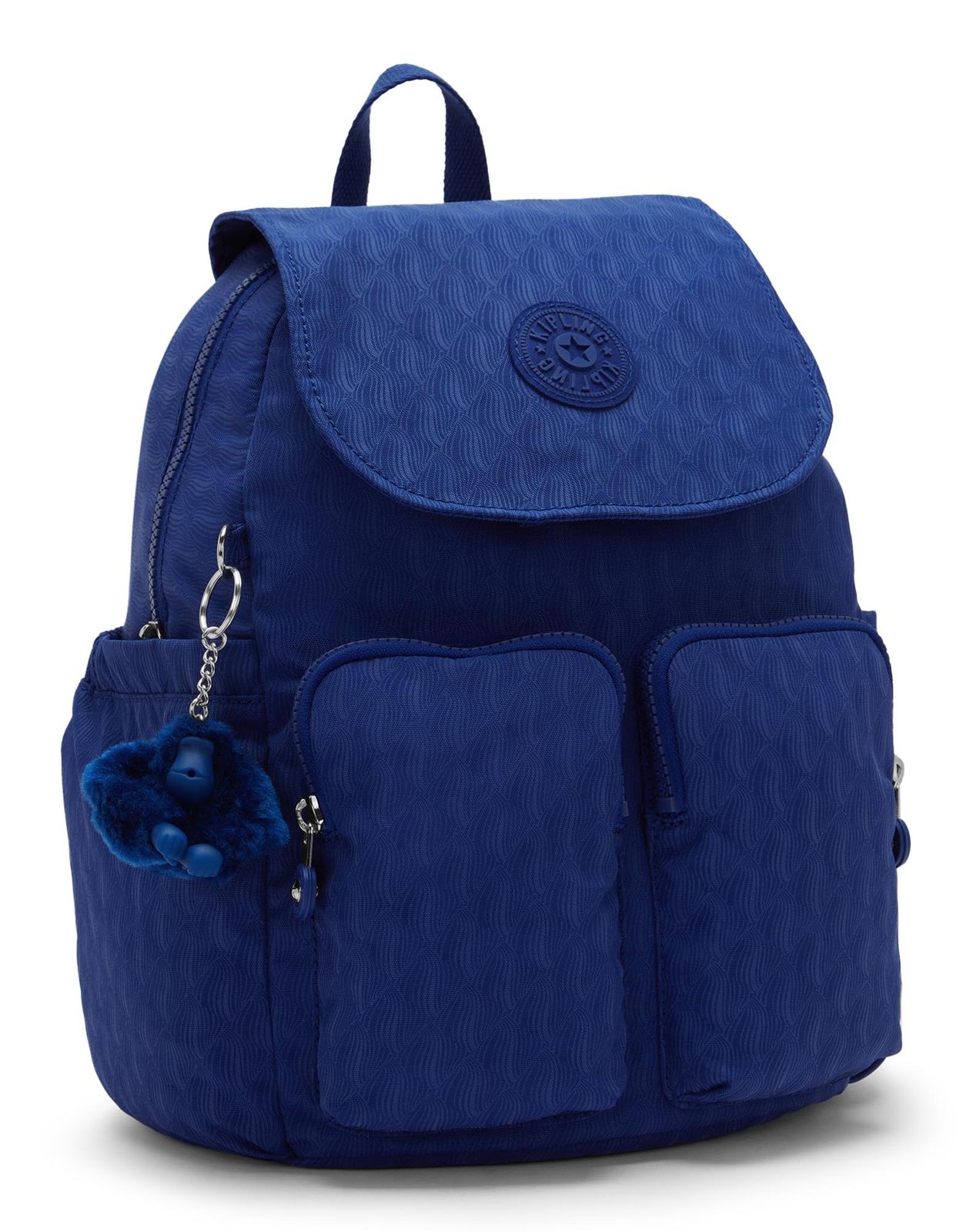 kipling Basic Plus City Pocket Backpack S Diamond Wave Em kipling Basic Plus City Pocket Backpack S Diamond Wave Em