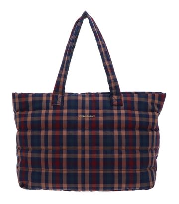 MANDARINA DUCK Tartan Shopper Tartan Brown MANDARINA DUCK Tartan Shopper Tartan Brown