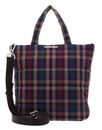 MANDARINA DUCK Tartan Tote Tartan Brown MANDARINA DUCK Tartan Tote Tartan Brown