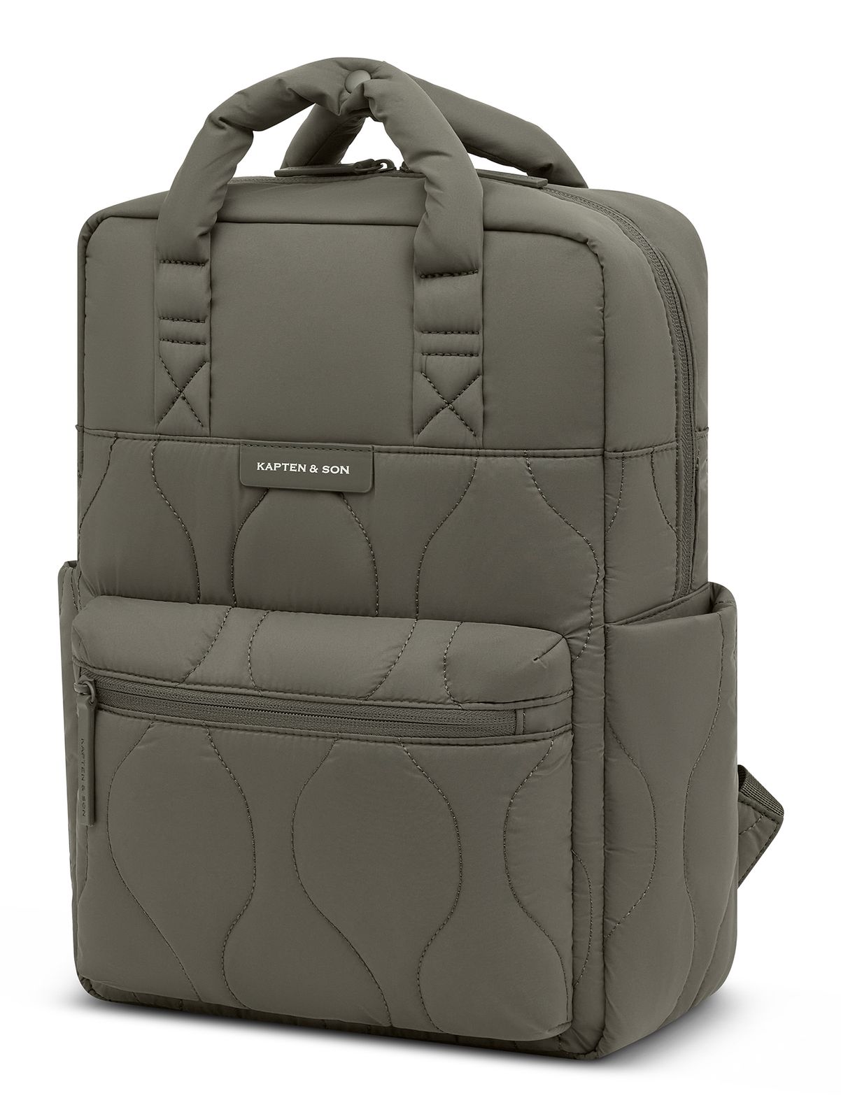 Kapten & Son Bergen Cloud Backpack Quilted Khaki