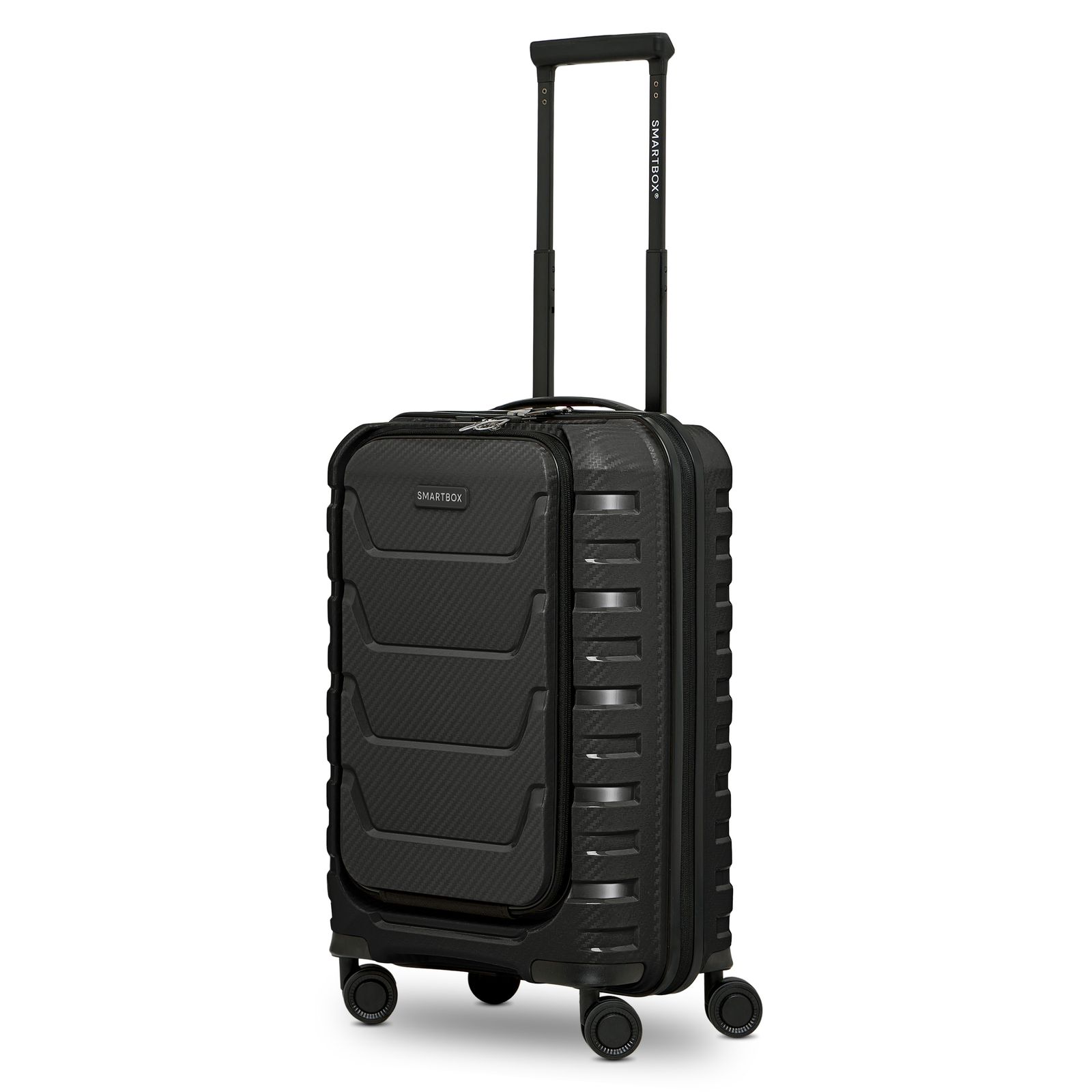 SMARTBOX Edition 01 Cabin Trolley With Front Pocket S Black