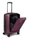 REDOLZ Essentials 14 Trolley Set 4-teilig ( S Exp. Front Pocket + Beauty Case ) Aubergine Metallic