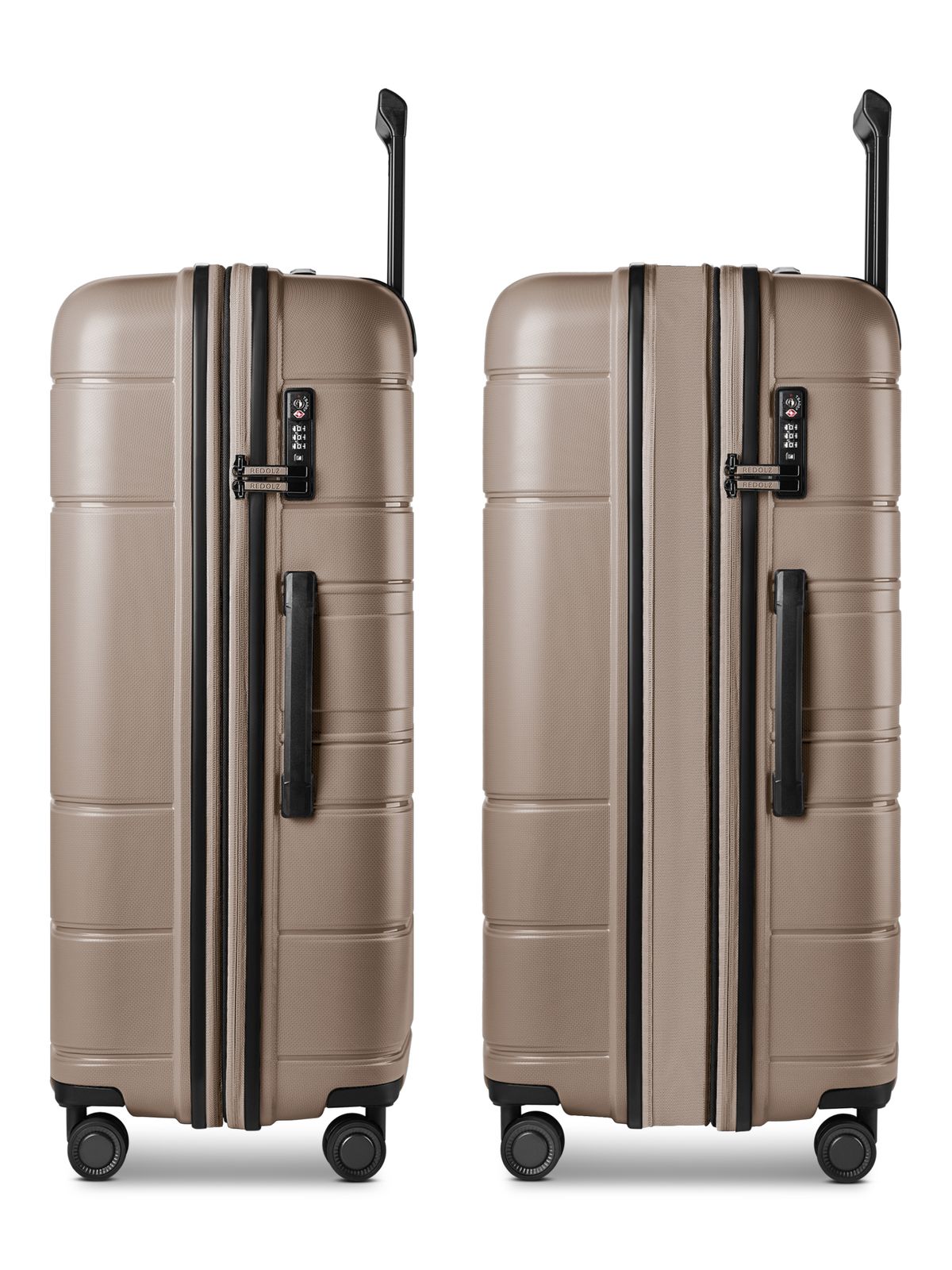 REDOLZ Essentials 11 Trolley Set 3-teilig Taupe REDOLZ Essentials 11 Trolley Set 3-teilig Taupe