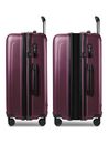REDOLZ Essentials 14 Trolley Set 4-teilig ( S Exp. + Beauty Case ) Aubergine Metallic