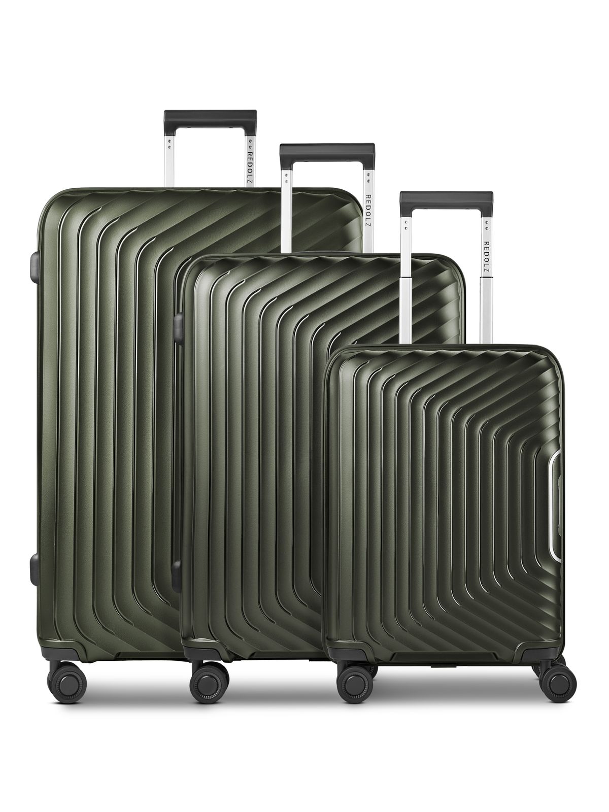 REDOLZ Essentials 01 Trolley Set 3-teilig Exp. Olive Metallic