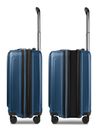 REDOLZ Essentials 14 Trolley With Front Pocket + Beauty Case Dark Blue Metallic REDOLZ Essentials 14 Trolley With Front Pocket + Beauty Case Dark Blue Metallic