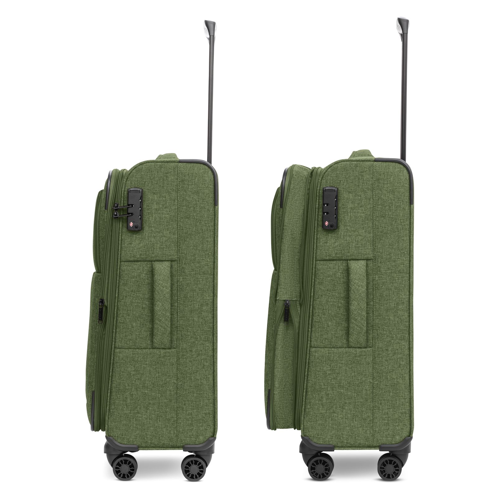 REDOLZ Essentials 12 Trolley-Set 3-teilig Olive REDOLZ Essentials 12 Trolley-Set 3-teilig Olive
