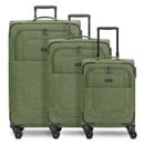 REDOLZ Essentials 12 Trolley-Set 3-teilig Olive REDOLZ Essentials 12 Trolley-Set 3-teilig Olive