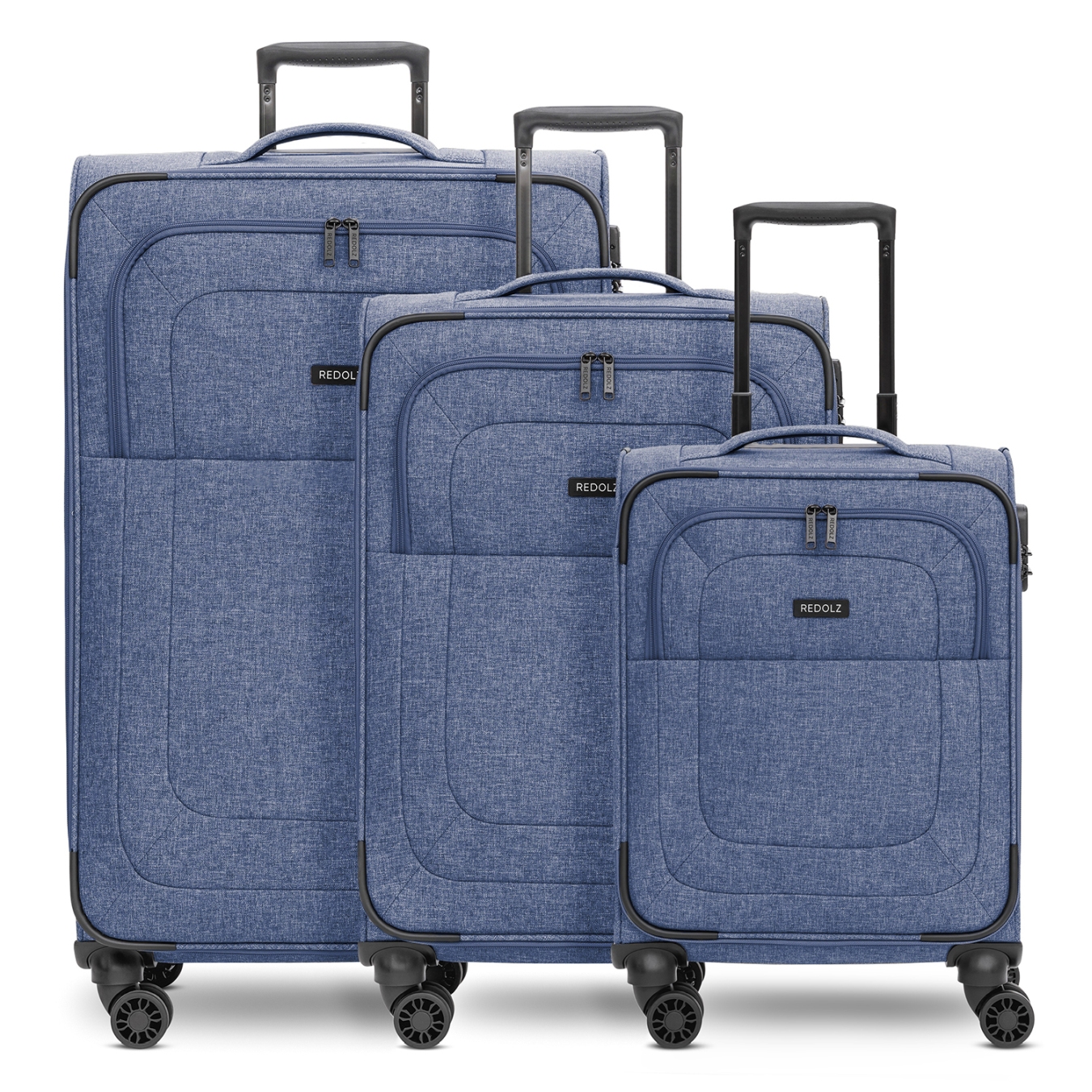 REDOLZ Essentials 12 Trolley-Set 3-teilig Blue 2