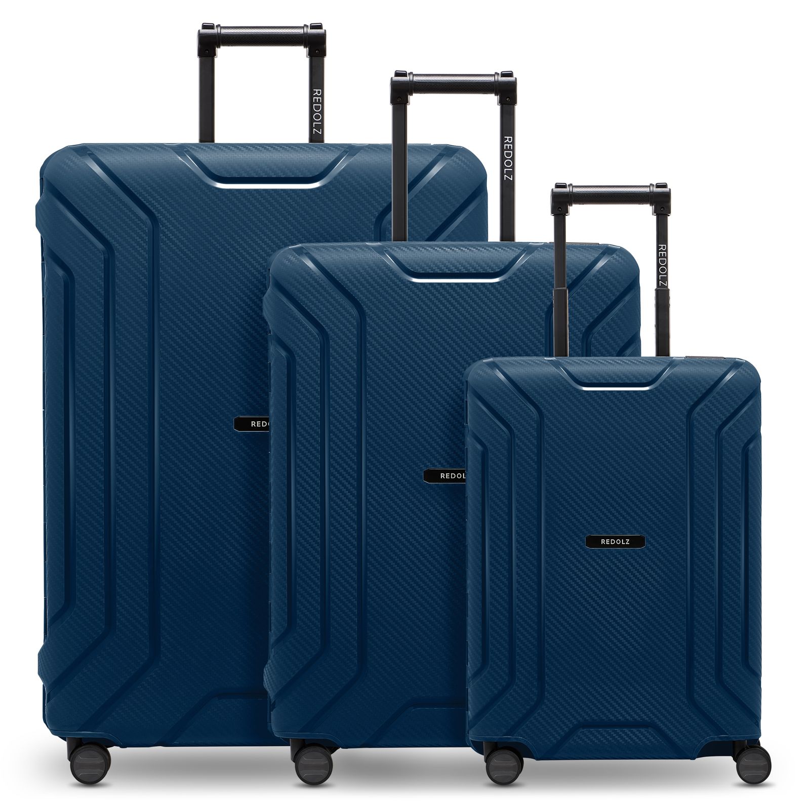REDOLZ Essentials 15 Trolley-Set 3-teilig Navy Blue