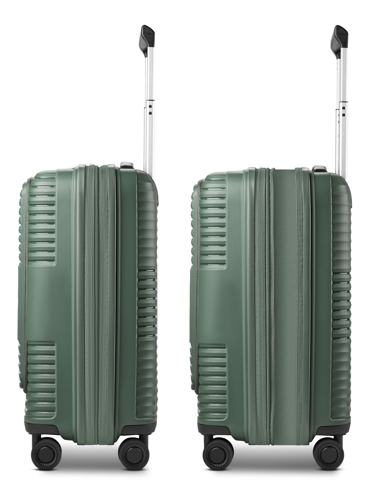 REDOLZ Essentials 17 2.0 Trolley ( Exp. With Front Pocket ) S+ Grey Green REDOLZ Essentials 17 2.0 Trolley ( Exp. With Front Pocket ) S+ Grey Green