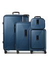 REDOLZ Essentials 14 Trolley Set 4-teilig ( S Exp. Front Pocket + Beauty Case ) Dark Blue Metallic REDOLZ Essentials 14 Trolley Set 4-teilig ( S Exp. Front Pocket + Beauty Case ) Dark Blue Metallic