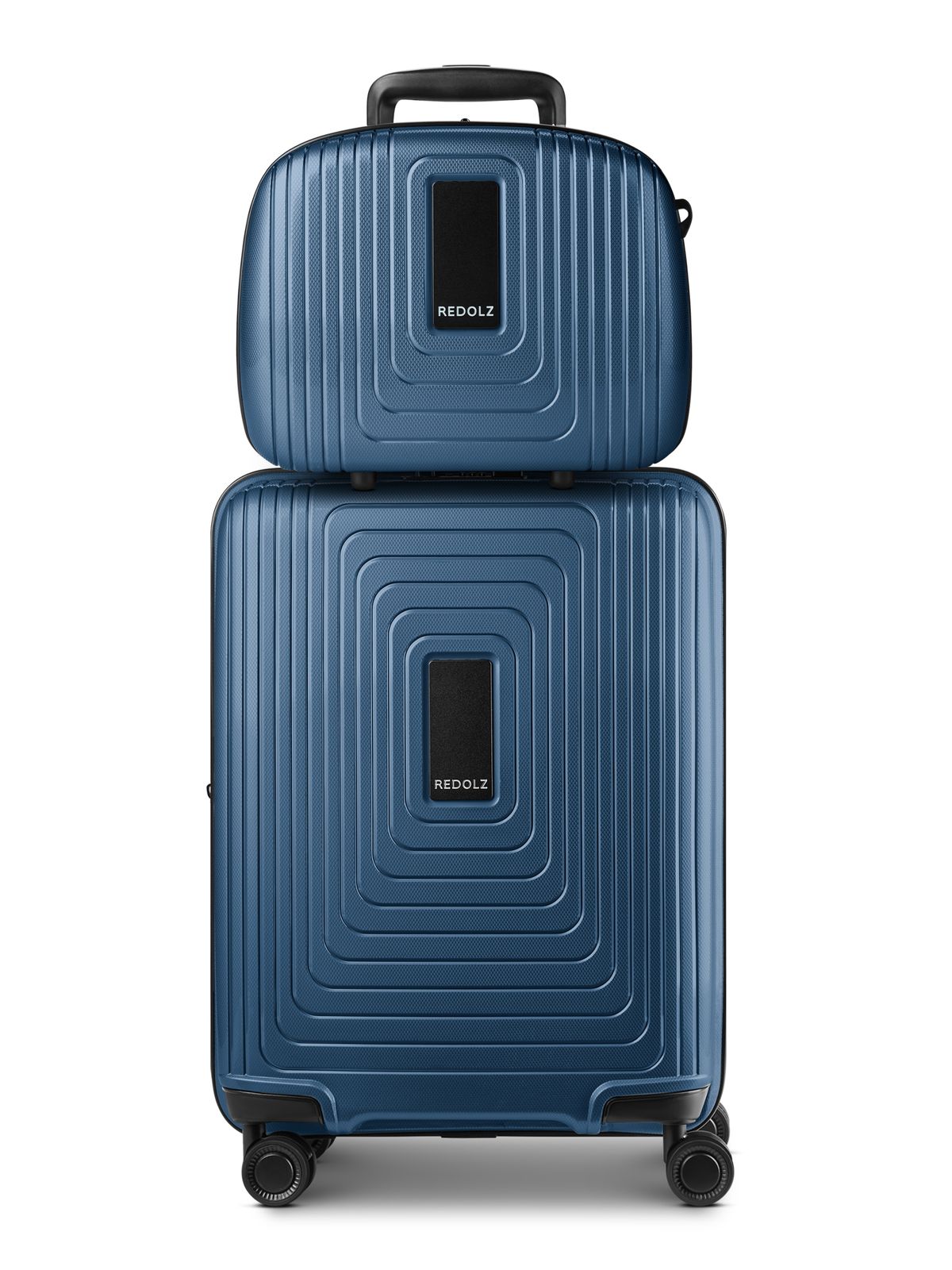 REDOLZ Essentials 14 Trolley Set 2-teilig ( S Exp. + Beauty Case ) Dark Blue Metallic REDOLZ Essentials 14 Trolley Set 2-teilig ( S Exp. + Beauty Case ) Dark Blue Metallic