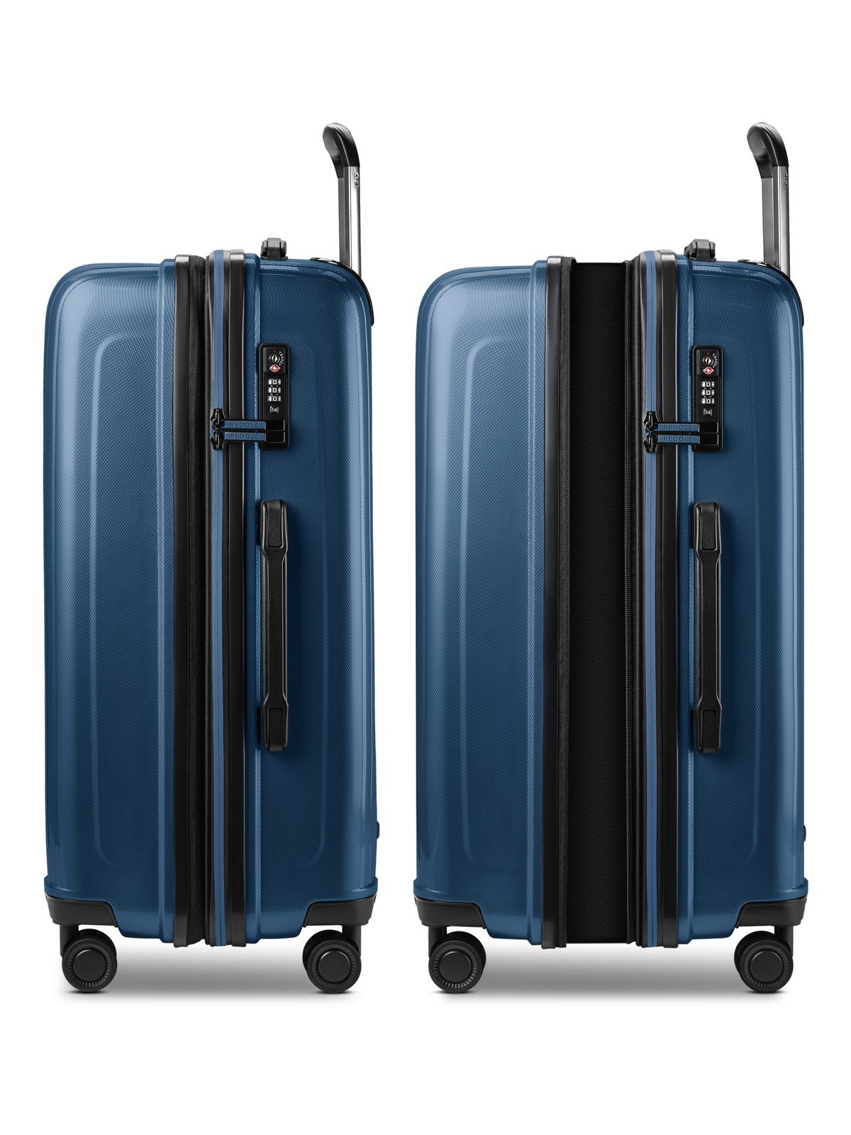 REDOLZ Essentials 14 Trolley Set 3-teilig ( S Exp. ) Dark Blue Metallic REDOLZ Essentials 14 Trolley Set 3-teilig ( S Exp. ) Dark Blue Metallic