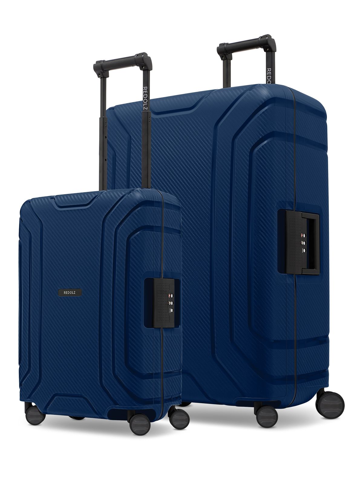 REDOLZ Essentials 15 Trolley-Set (S + L) Navy Blue