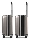 REDOLZ Essentials 14 Trolley With Front Pocket + Beauty Case Coffee Grey Metallic REDOLZ Essentials 14 Trolley With Front Pocket + Beauty Case Coffee Grey Metallic
