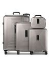 REDOLZ Essentials 14 Trolley Set 4-teilig ( S Exp. + Beauty Case ) Coffee Grey Metallic REDOLZ Essentials 14 Trolley Set 4-teilig ( S Exp. + Beauty Case ) Coffee Grey Metallic
