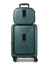 REDOLZ Essentials 14 Trolley With Front Pocket + Beauty Case Pearl-Green Metallic REDOLZ Essentials 14 Trolley With Front Pocket + Beauty Case Pearl-Green Metallic