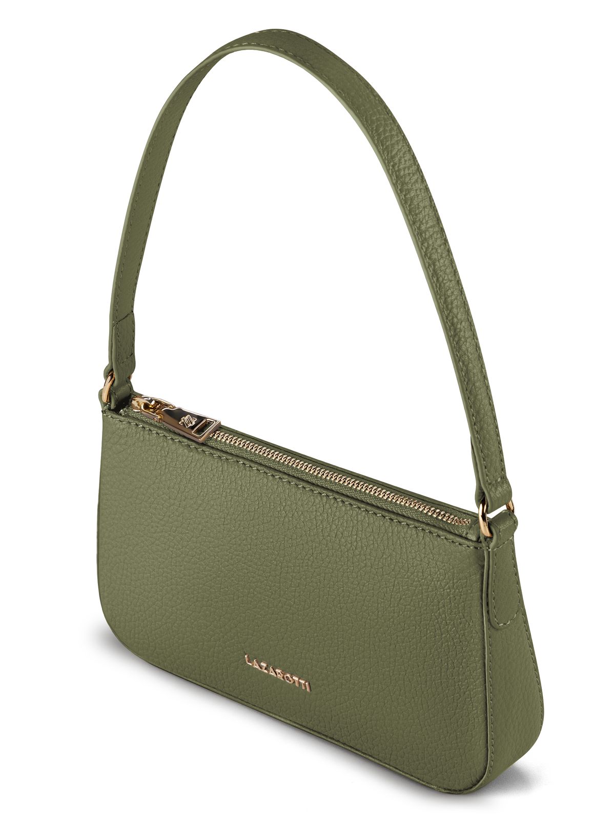 Lazarotti Bologna Leather Pochette Olive Lazarotti Bologna Leather Pochette Olive