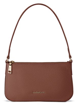 Lazarotti Bologna Leather Pochette Brown